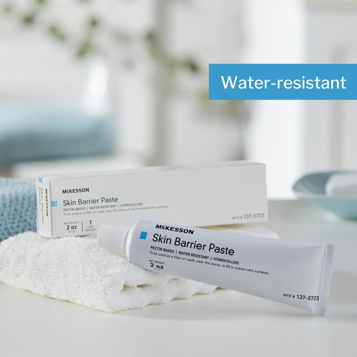 McKesson Skin Barrier Paste, Pectin & Water Based, Hydrocolloid Formula, 2-oz. - 137-5723-Single - LL Medico