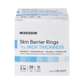 McKesson Skin Barrier Rings, 1/16" Thickness, 2" Diameter - 176-5727-Single - LL Medico