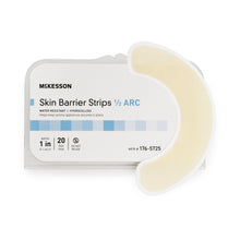 McKesson Skin Barrier Strips 1/2 Arc, Water Resistant Hydrocolloid, 1 in Width - 176-5725-Case - LL Medico