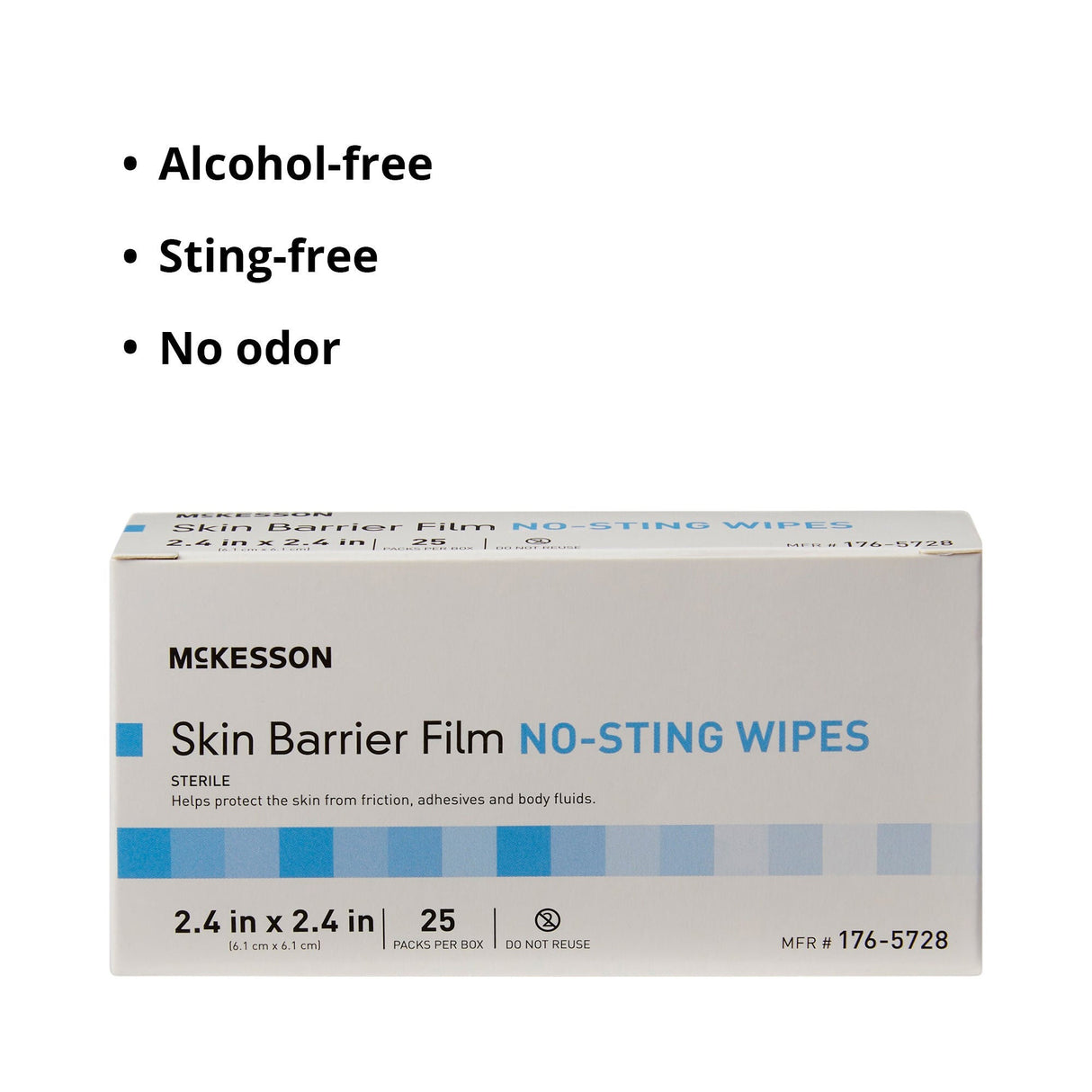 McKesson Skin Barrier Wipe - 176-5728-Box - LL Medico