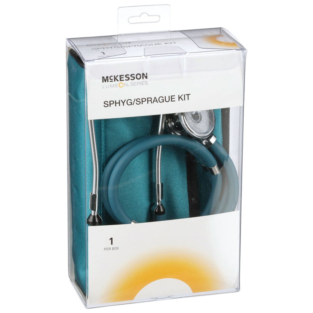 McKesson Sphyg/Sprague Kit, Aneroid Sphygmomanometer and Stethoscope, Adult Cuff, 23-33 cm - 01-768-641-11ATLGM-Box - LL Medico