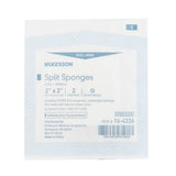 McKesson Split Sponges I.V. Drain Dressing, 6-Ply Sterile, 2" x 2", Pack of 2 - 16-4226-Pack - LL Medico