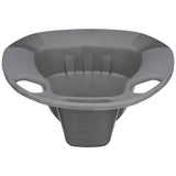 McKesson Stackable Bedpan, Graphite, 2 Quart, 15" Length - 56-80245-Single - LL Medico