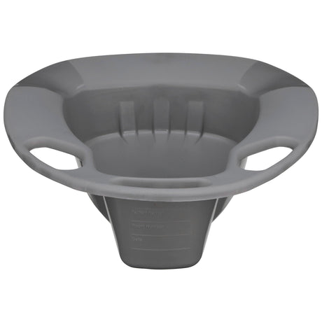 McKesson Stackable Bedpan, Graphite, 2 Quart, 15" Length - 56-80245-Single - LL Medico