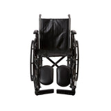 McKesson Standard 16" Wheelchair with Swing Away Elevating Footrests and Detachable Desk Arms - 146-SSP216DDA-ELR - LL Medico