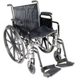 McKesson Standard 18" Wheelchair with Swing Away Footrests and Detachable Desk Arms - 146-SSP218DDA-SF - LL Medico