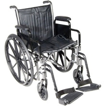 McKesson Standard 18" Wheelchair with Swing Away Footrests and Detachable Desk Arms - 146-SSP218DDA-SF - LL Medico