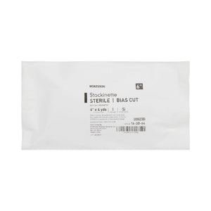 McKesson Stockinette Sterile Bias Cut Cotton, 6" x 4 Yard - 16-3B-64-Single - LL Medico