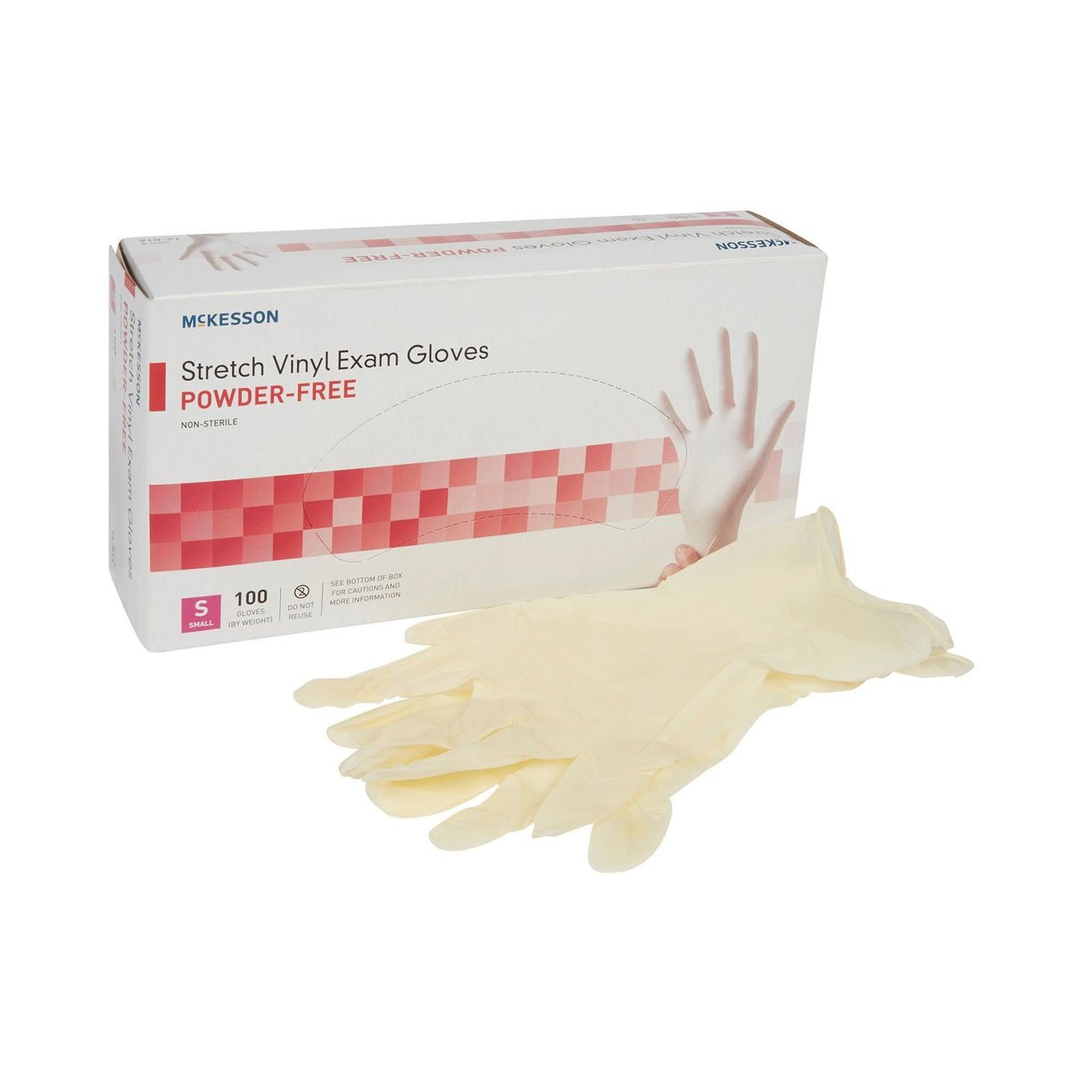 McKesson Stretch Vinyl Exam Glove - 14-814-Box - LL Medico