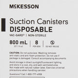 McKesson Suction Canister, Pour Lid, 800 mL - 16-43208-05-Box - LL Medico
