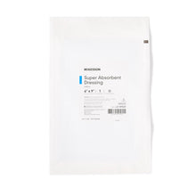 McKesson Super Absorbent Dressing, Sterile, 6" x 9" - 61-89569-Single - LL Medico