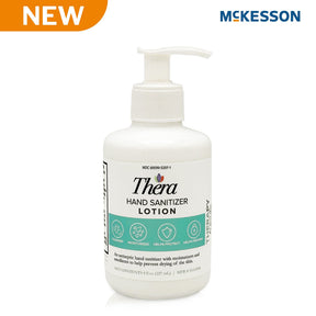 McKesson Thera Hand Sanitizer Moisturizer Lotion, 8-ounce Pump Bottle - 53-LHS8-Single - LL Medico