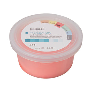 McKesson Therapy Putty, Soft, Red, 2 oz - 169-10-0901-Single - LL Medico