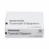 McKesson Toenail Clippers, Thumb Squeeze Lever - 16-TNC01J-Single - LL Medico
