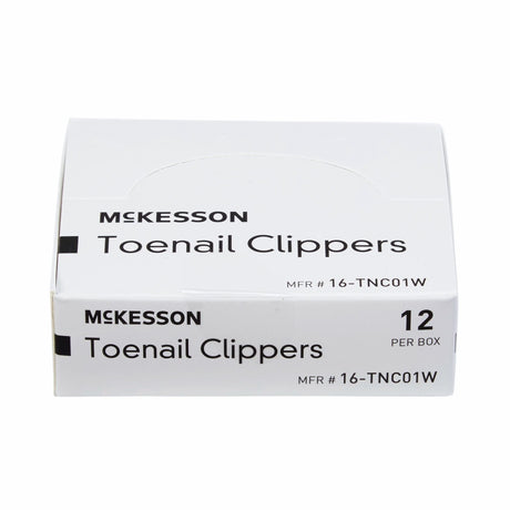 McKesson Toenail Clippers, Thumb Squeeze Lever - 16-TNC01J-Single - LL Medico