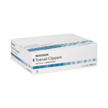 McKesson Toenail Clippers, Thumb Squeeze Lever - 16-TNC01J-Single - LL Medico