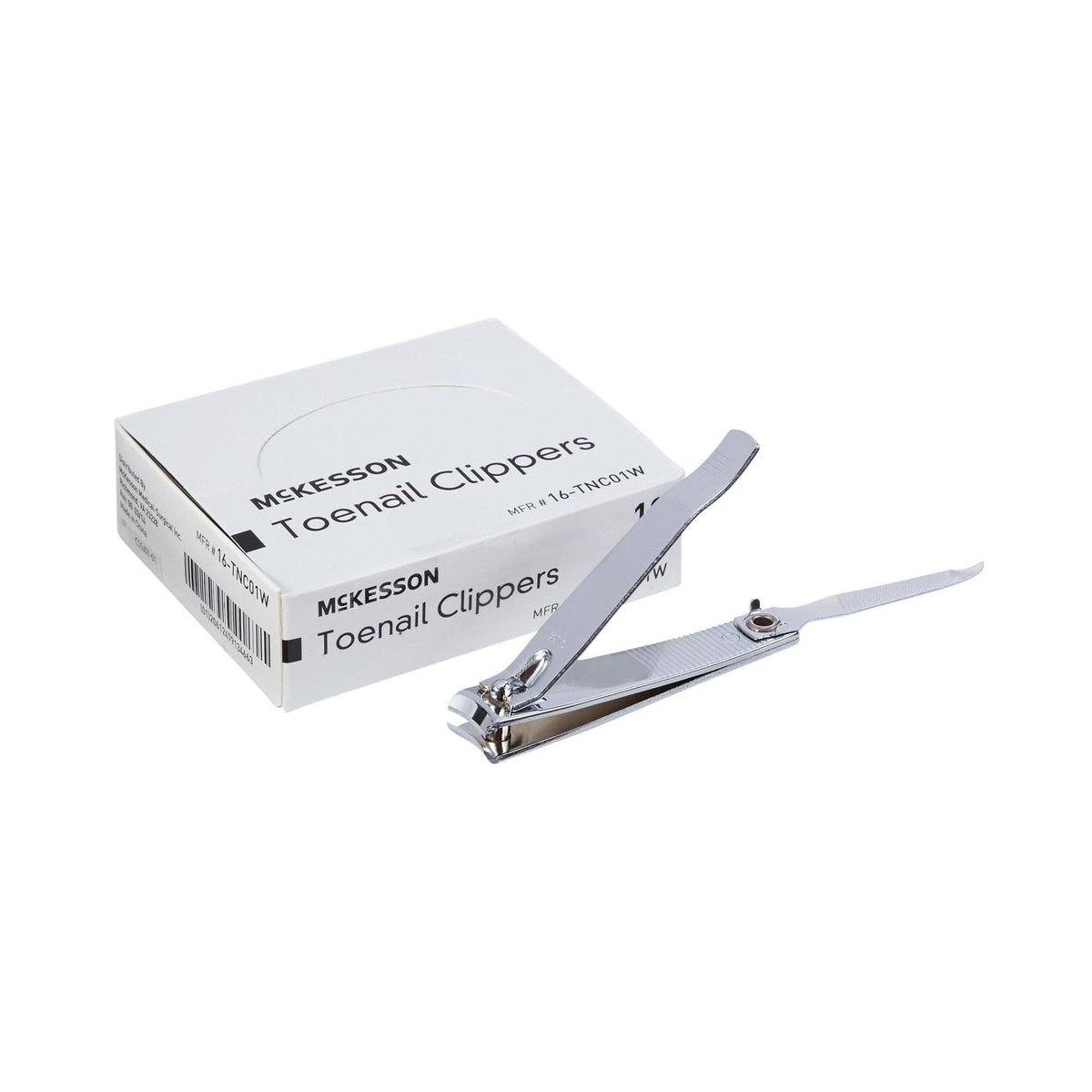 McKesson Toenail Clippers, Thumb Squeeze Lever - 16-TNC01J-Single - LL Medico