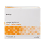 McKesson Tongue Depressor, Senior, 6" Length, Wood - 24-705-W-Case - LL Medico