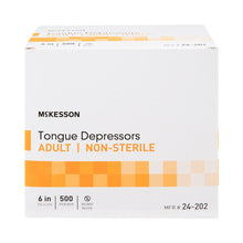 McKesson Tongue Depressor, Wood, Senior, 6", Non-Sterile - 24-202-Case - LL Medico