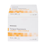 McKesson Tongue Depressors, Junior, Wood, 5.5", 500 Count - 24-201-Case - LL Medico
