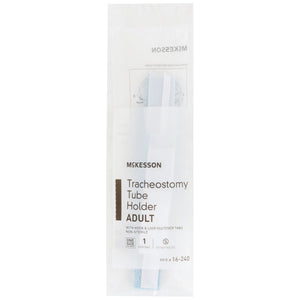McKesson Tracheostomy Tube Holder, One Size Fits Most, 10 Count - 16-240-Single - LL Medico