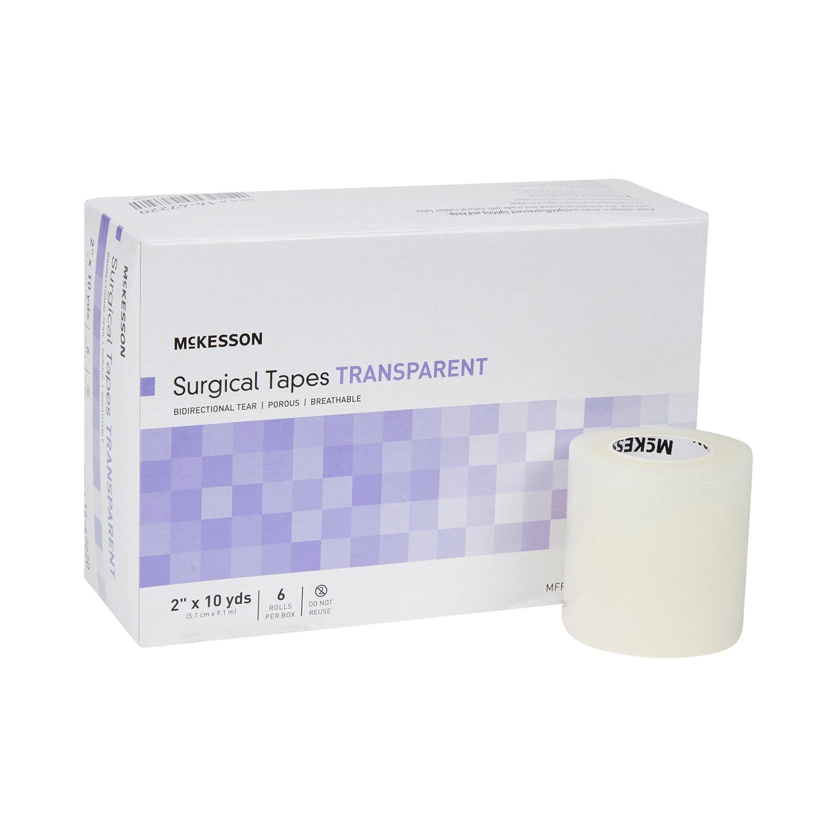 McKesson Transparent Surgical Medical Tape - 16-47220-Single - LL Medico