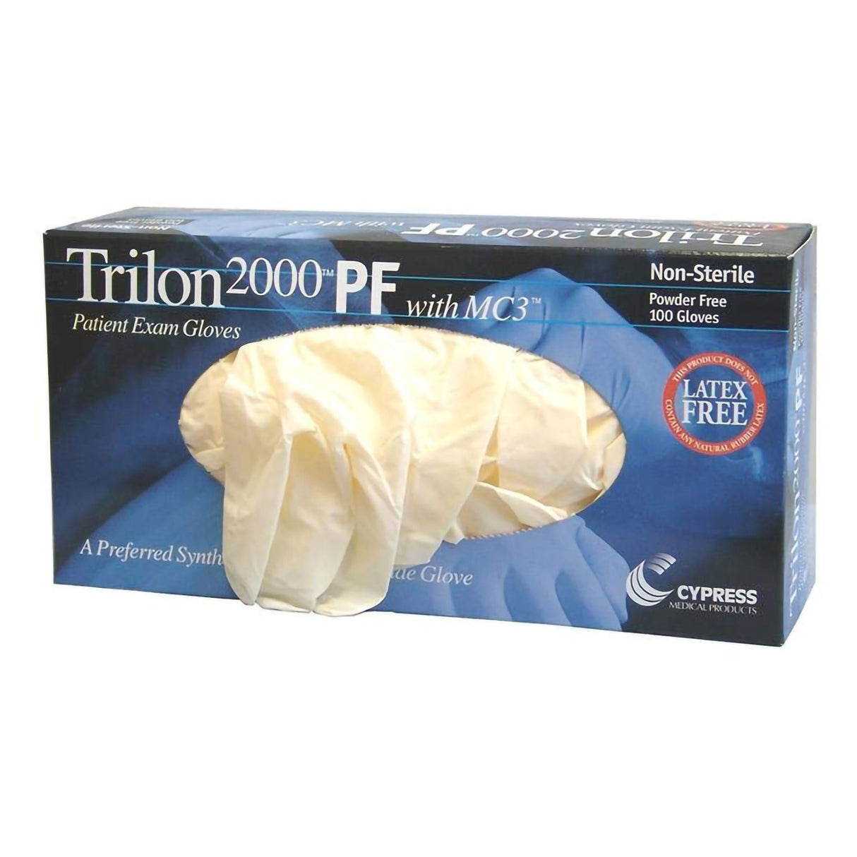 McKesson Trilon 2000 PF with MC3 Stretch Vinyl Exam Glove - 25-950-Box - LL Medico