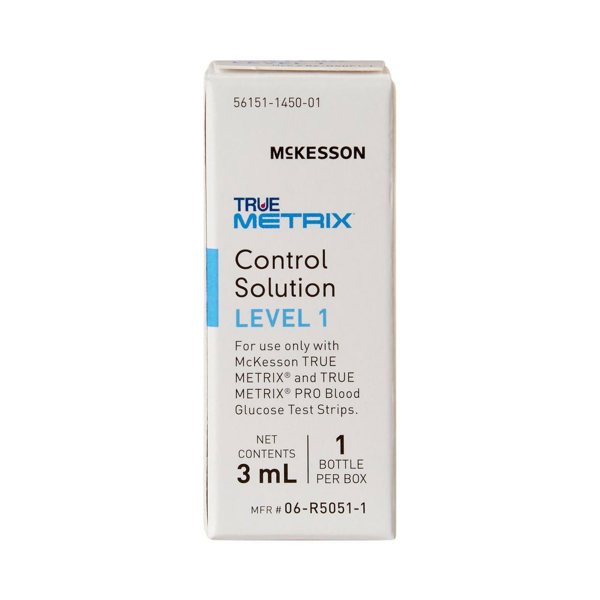 McKesson TRUE METRIX Blood Glucose Testing Control Solution, Level 1 - 06-R5051-1 - LL Medico