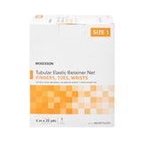 McKesson Tubular Elastic Retainer Net, Non-Sterile, Fingers/Toes/Wrists, Size 1, 6 In x 25 Yds - MSVP114701-Box - LL Medico