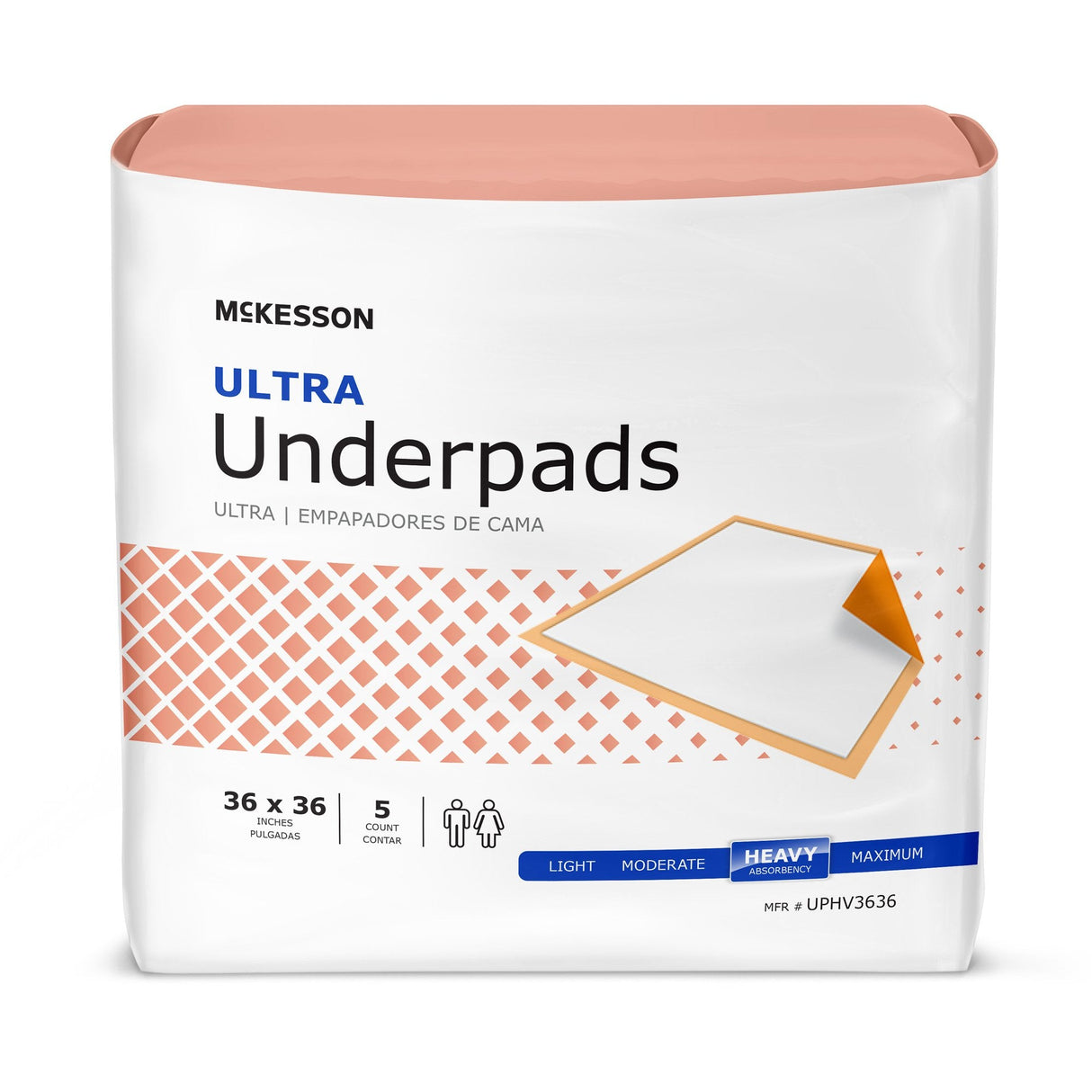 McKesson Underpads, Ultra - UPHV3636-Pack - LL Medico