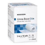 McKesson Unna Boot with Zinc Oxide, Non-Sterile, 3 In x 10 Yds - 2066S-Single - LL Medico