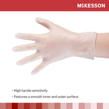 McKesson Vinyl Exam Gloves, Powder-Free, Extra Large - 14-170-Box - LL Medico