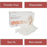 McKesson Vinyl Exam Gloves, Powder-Free, Extra Large - 14-170-Box - LL Medico