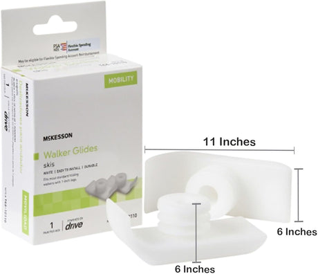 McKesson Walker Ski Glides - 146-10110 - LL Medico