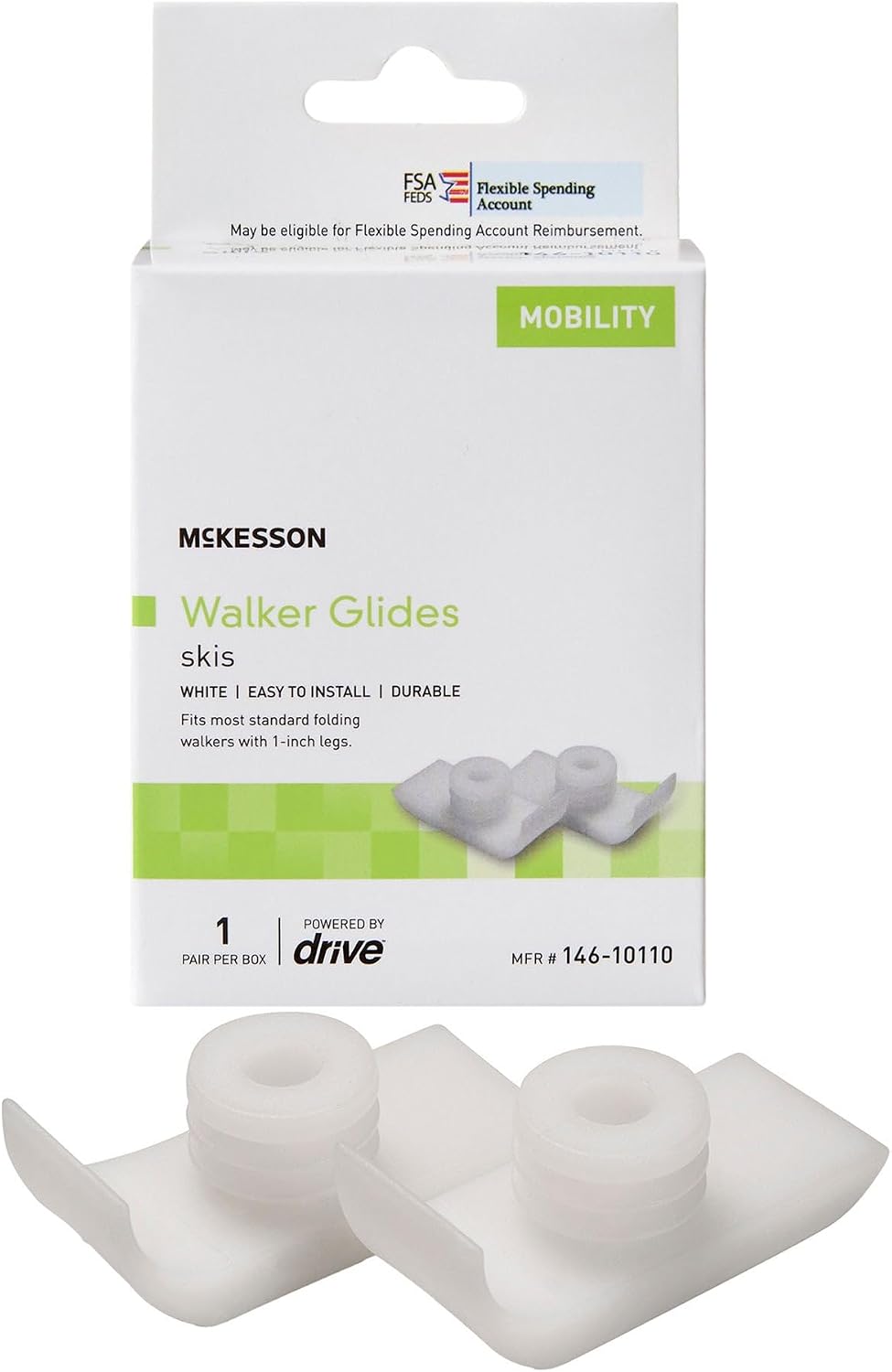 McKesson Walker Ski Glides - 146-10110 - LL Medico