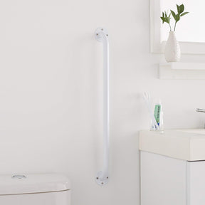 McKesson Wall Grab Bar, White Powder Coated Steel - 146-RTL12012 - LL Medico