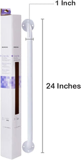 McKesson Wall Grab Bar, White Powder Coated Steel - 146-RTL12012 - LL Medico