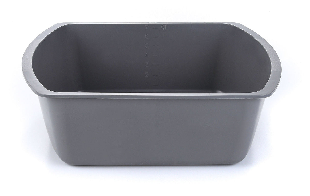 McKesson Wash Basin, Plastic, Rectangle, 7 Quart, 5" x 10" x 13" - 56-80342-Single - LL Medico