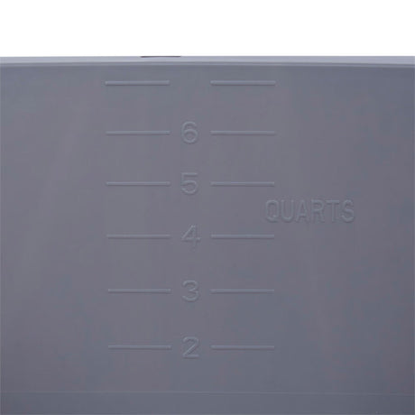McKesson Wash Basin, Plastic, Rectangle, 7 Quart, 5" x 10" x 13" - 56-80342-Single - LL Medico