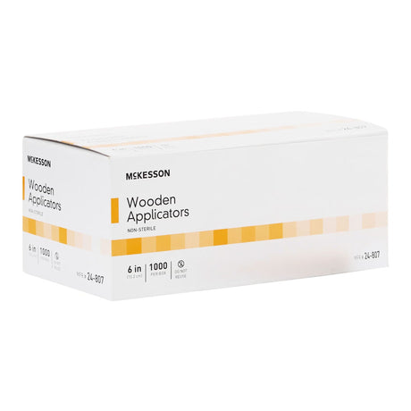 McKesson Wooden Applicators, Non-Sterile, 6 In - 24-807-Box - LL Medico
