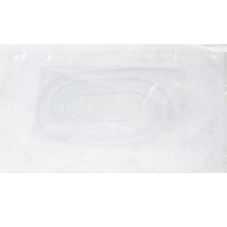 McKesson Wound Drain Tube, Round Perforated Channel, 7 Fr., White, Silicone, Sterile - 370020-Single - LL Medico