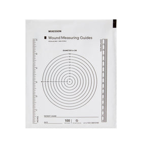 McKesson Wound Measuring Guide Circular Grid, Non-Sterile - 533-30012100-Single - LL Medico