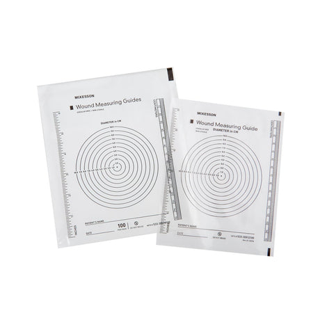 McKesson Wound Measuring Guide Circular Grid, Non-Sterile - 533-30012100-Single - LL Medico
