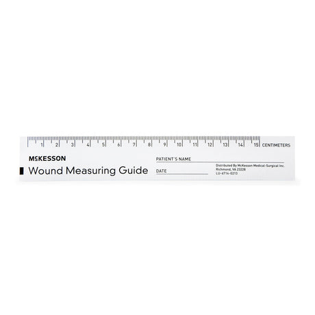 McKesson Wound Measuring Guide Paper Non-Sterile, 6" - 533-LR/50-Pack - LL Medico