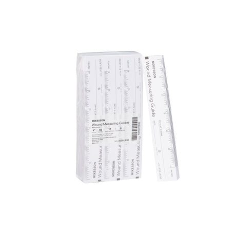 McKesson Wound Measuring Guide Paper Non-Sterile, 6" - 533-LR/50-Pack - LL Medico