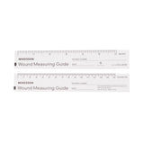 McKesson Wound Measuring Guide Paper Non-Sterile, 6" - 533-LR/50-Pack - LL Medico