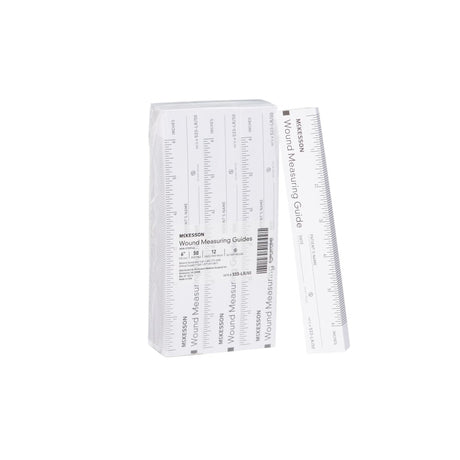 McKesson Wound Measuring Guide Paper Non-Sterile, 6 Inch - 533-LR/50-Box - LL Medico