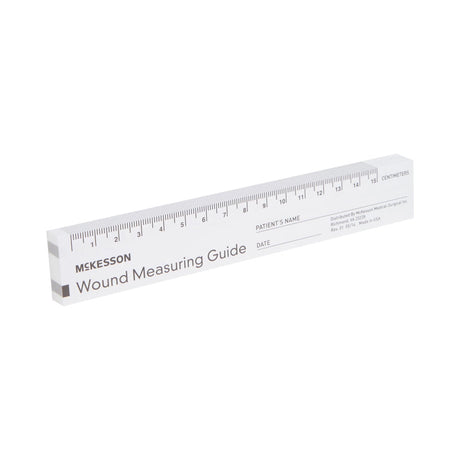 McKesson Wound Measuring Guide Paper Non-Sterile, 6 Inch - 533-LR/50-Box - LL Medico