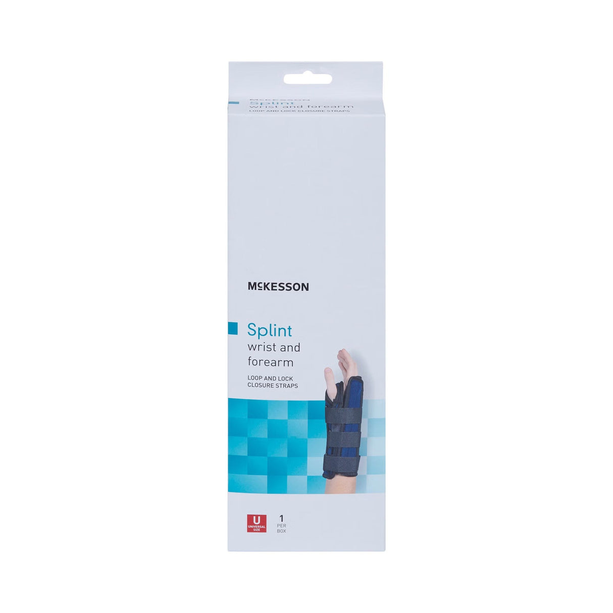 McKesson Wrist And Forearm Splint, Left Hand, Universal Size - 155-79-87060-Single - LL Medico