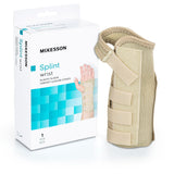 McKesson Wrist Brace, Low Profile, Contoured, Right Hand, Beige - 155-79-87072-Single - LL Medico